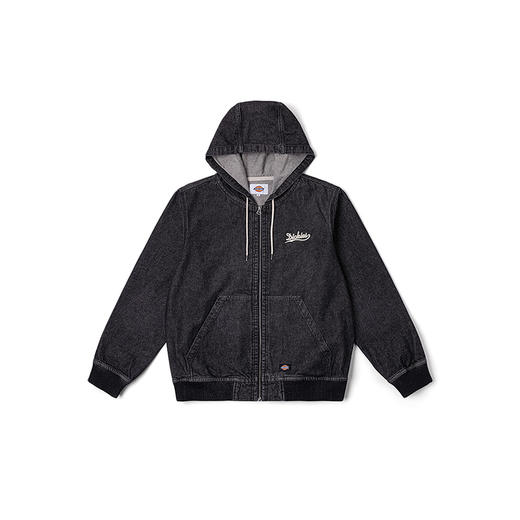 Dickies老爹风水洗牛仔IKE连帽夹克 松弛感baggy风 男女同款DK0 商品图3