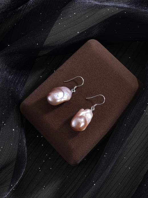 子佩集【光年潮动‌】银S925珍珠惜王妃耳环【ZZEH002】巴洛克2602 商品图4