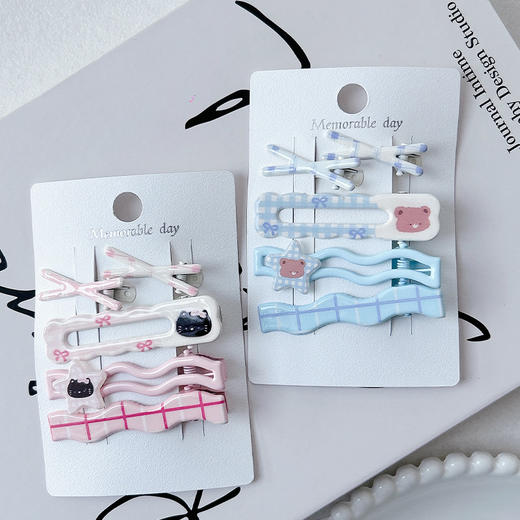 可爱奶呼呼多个合发夹（5个）-纪念日百货门店同款169149177 商品图0