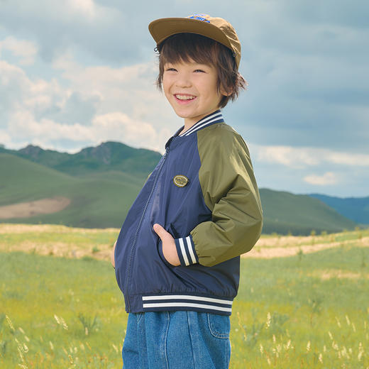 【户外棒球外套】棉花堂梭织棒球外套 4级防水  防风   防污 A类  FA52004YX 商品图5