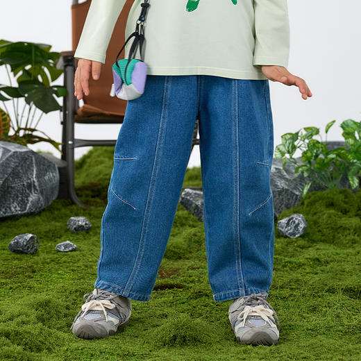 【经典牛仔裤】棉花堂牛仔长裤  A类 100%棉  软牛仔 柔软又挺阔  FD61107-2 商品图5