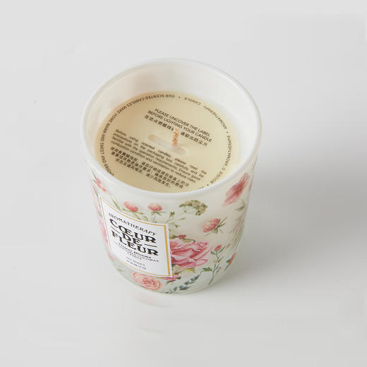 芳心悦宜得利家居 香薰蜡烛杯蜡摆件香氛蜡烛 花绘系列 商品图3