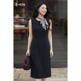 【通勤背心裙 内里薄绒】2026春季知性优雅修身显瘦包臀裙气质连衣裙4965