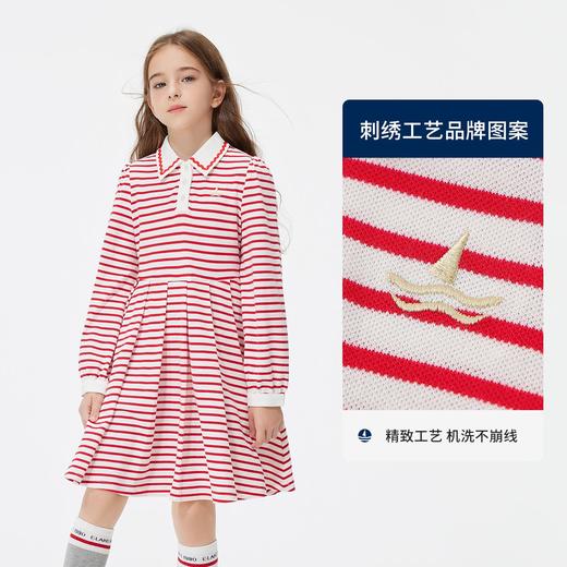 【纳维凯尔】【120-165】Navigare意大利小帆船女童长袖连衣裙 商品图5