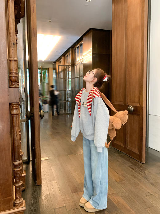 <曾小咸推荐>2.27现货秒杀 ！微信超特价！韩系灰色无帽加绒卫衣 日常209.99 立减120 秒杀89.99！ 商品图7