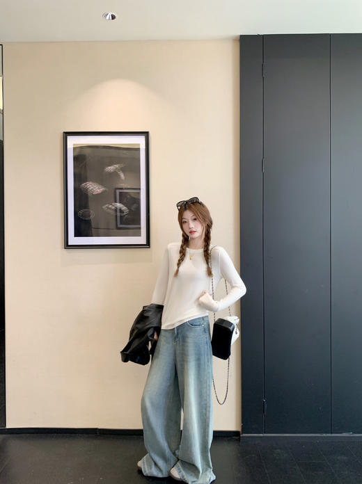 <曾小咸推荐>2.28现货秒杀！微信超特价！米白长袖 日常119.99 立减70 秒杀49.99！藏蓝色牛仔外套 秒杀109.99！ 商品图5