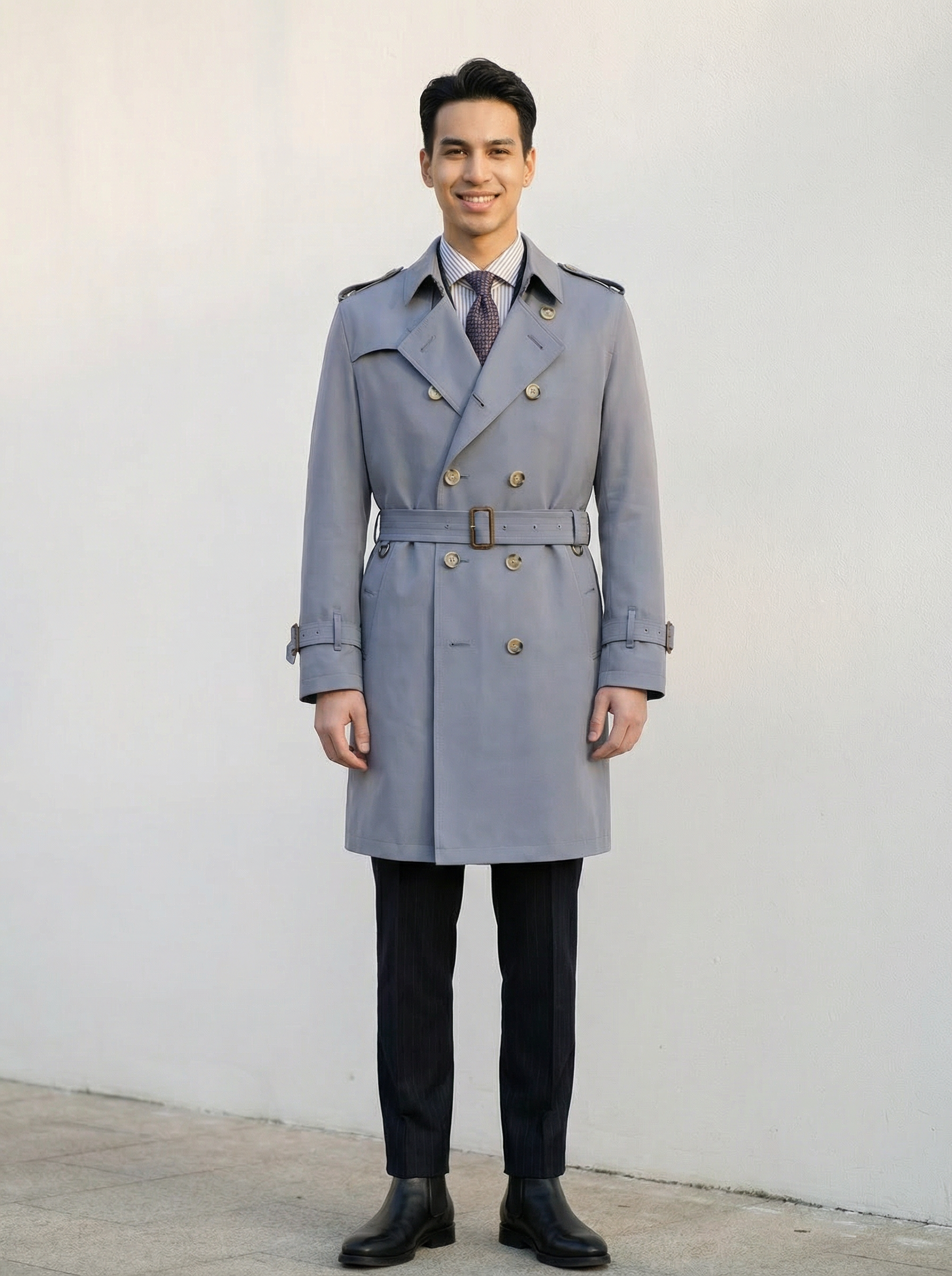 「8款可选」Hardy Minnis Super Gabardine 羊毛嘎巴甸战壕风衣