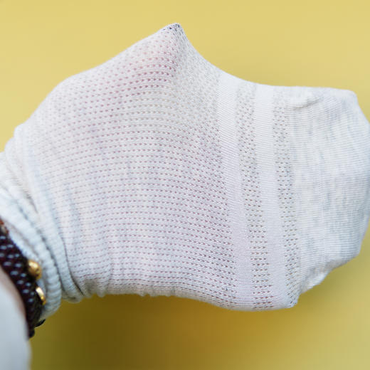 【2双装】【6双6折】女士夏季网面中筒袜春夏薄袜布标简约女袜舒适透气【2612211】 商品图3