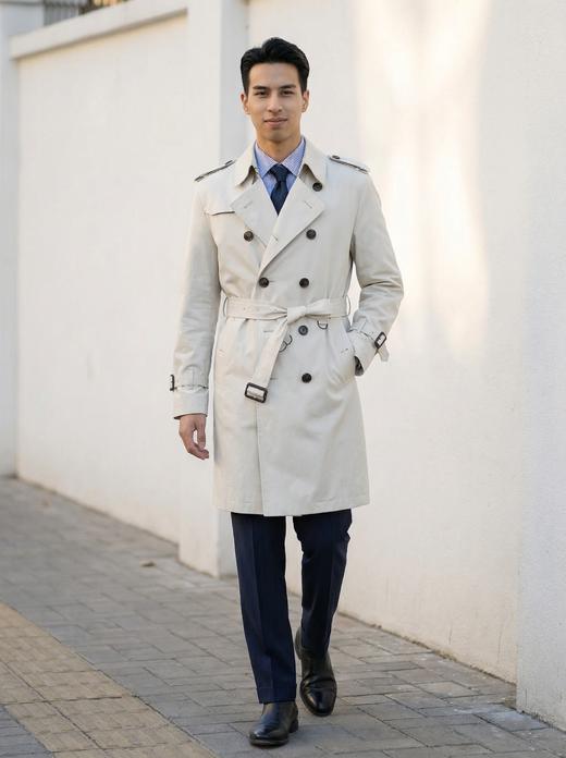 「7款可选」经典款日本防渗雨嘎巴甸战壕风衣 商品图2