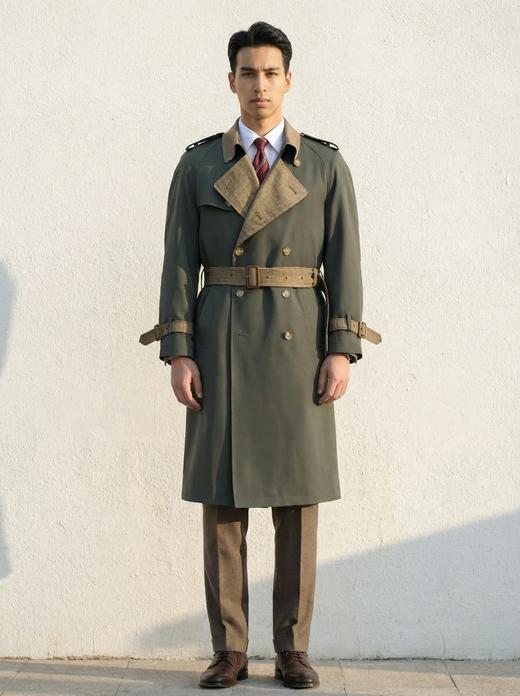 「8款可选」Hardy Minnis Super Gabardine 羊毛嘎巴甸战壕风衣 商品图5