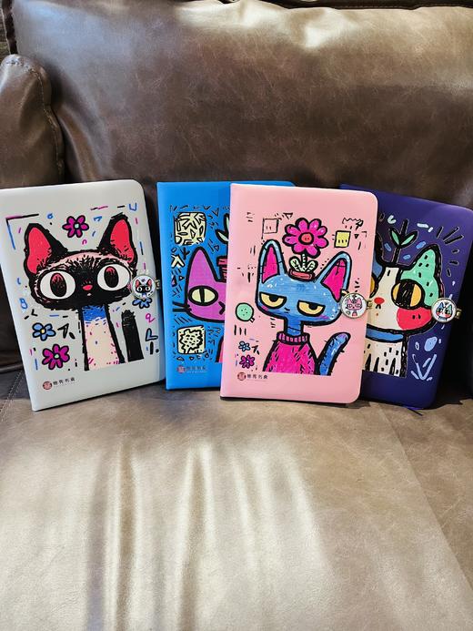 【新品现货】奇趣猫咪定制款空白笔记本 独秀书房定制款 周边 商品图1