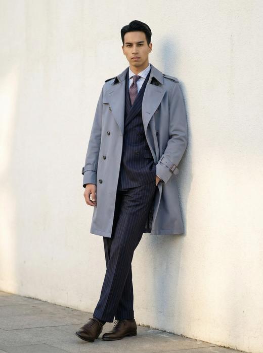 「8款可选」Hardy Minnis Super Gabardine 羊毛嘎巴甸战壕风衣 商品图1