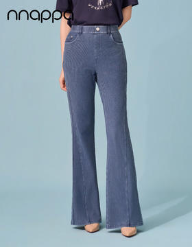 26春夏新款3A抗菌九分时尚微喇裤PA29406