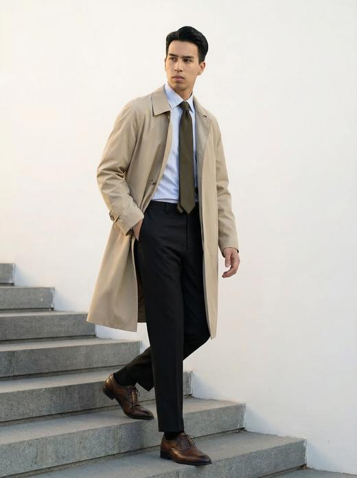 「7款可选」经典款日本防渗雨嘎巴甸战壕风衣 商品图8