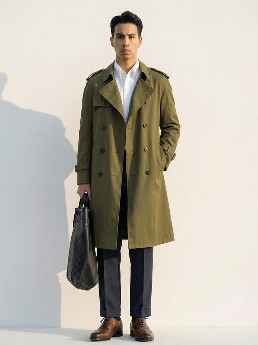 「7款可选」经典款日本防渗雨嘎巴甸战壕风衣 商品图13