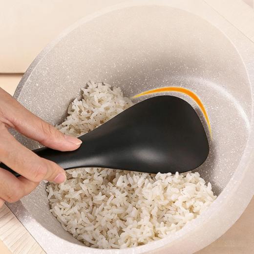 【磨砂质感】双枪 合金铲勺 饭铲+汤勺 高温烹煮不掉色 商品图3