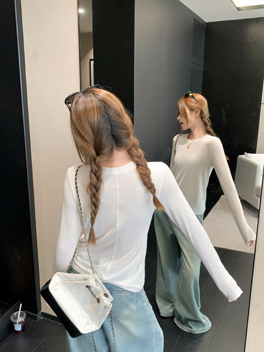 <曾小咸推荐>2.28现货秒杀！微信超特价！米白长袖 日常119.99 立减70 秒杀49.99！藏蓝色牛仔外套 秒杀109.99！ 商品图6