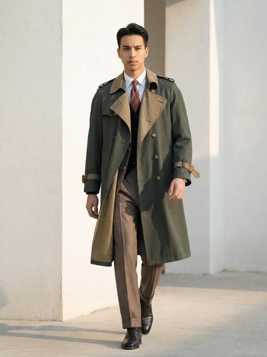 「8款可选」Hardy Minnis Super Gabardine 羊毛嘎巴甸战壕风衣 商品图3