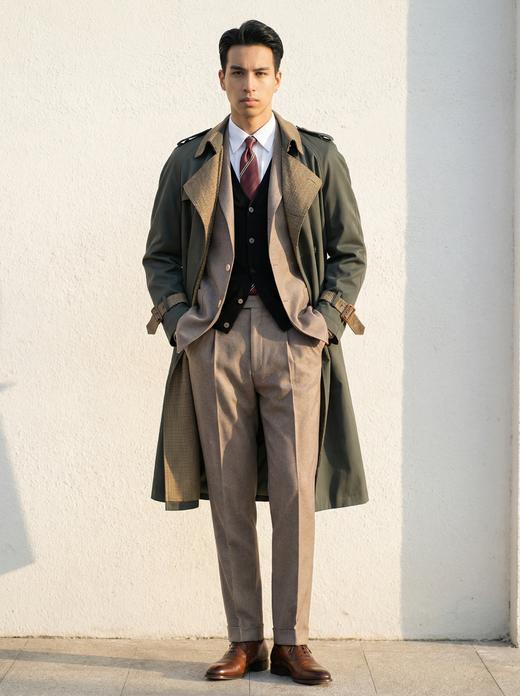 「8款可选」Hardy Minnis Super Gabardine 羊毛嘎巴甸战壕风衣 商品图4