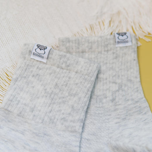 【2双装】【6双6折】女士夏季网面中筒袜春夏薄袜布标简约女袜舒适透气【2612211】 商品图4