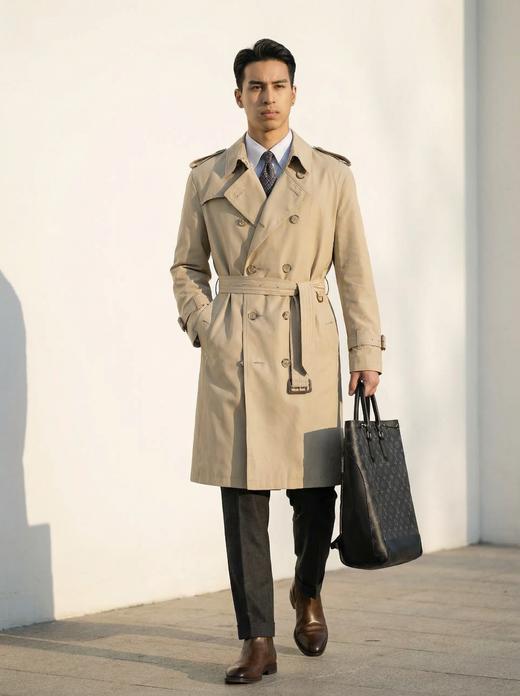 「7款可选」经典款日本防渗雨嘎巴甸战壕风衣 商品图4