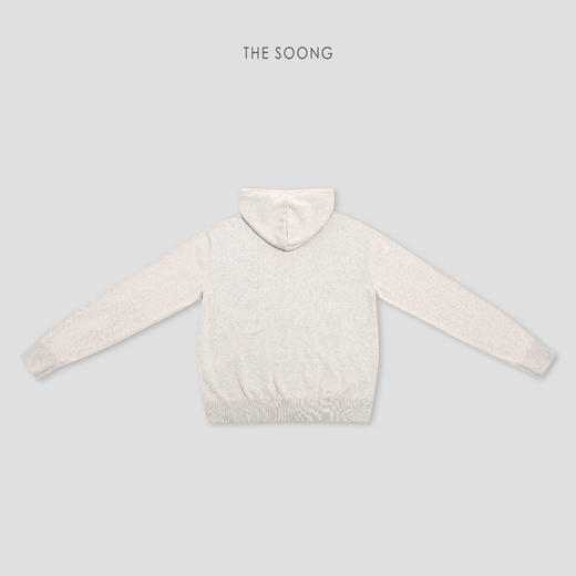 THESOONG|"羊绒卫衣"山羊绒细腻软糯肌理感抽绳连帽卫衣外套HBMY8403 商品图8
