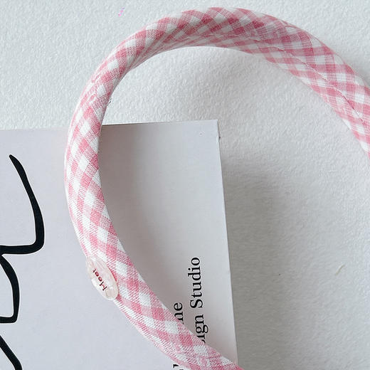 ZY简约百搭清新小格发箍QXSH发箍-纪念日百货门店同款169446403 商品图2
