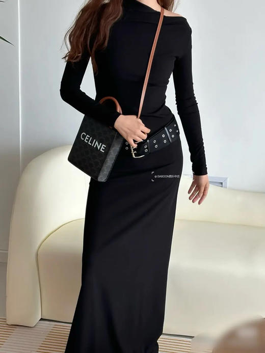 CELINE mini 老花拼牛皮 琴谱包 商品图3