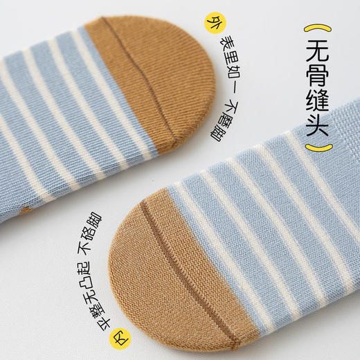 【3双装】春季新品宝宝地板袜室内精梳棉防滑松口无骨卡通婴幼儿早教学步袜 商品图4