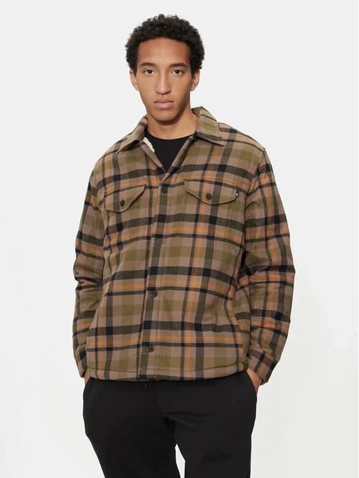 T.B.L 元单 法兰绒格子衬衫外套 WT978 商品图0