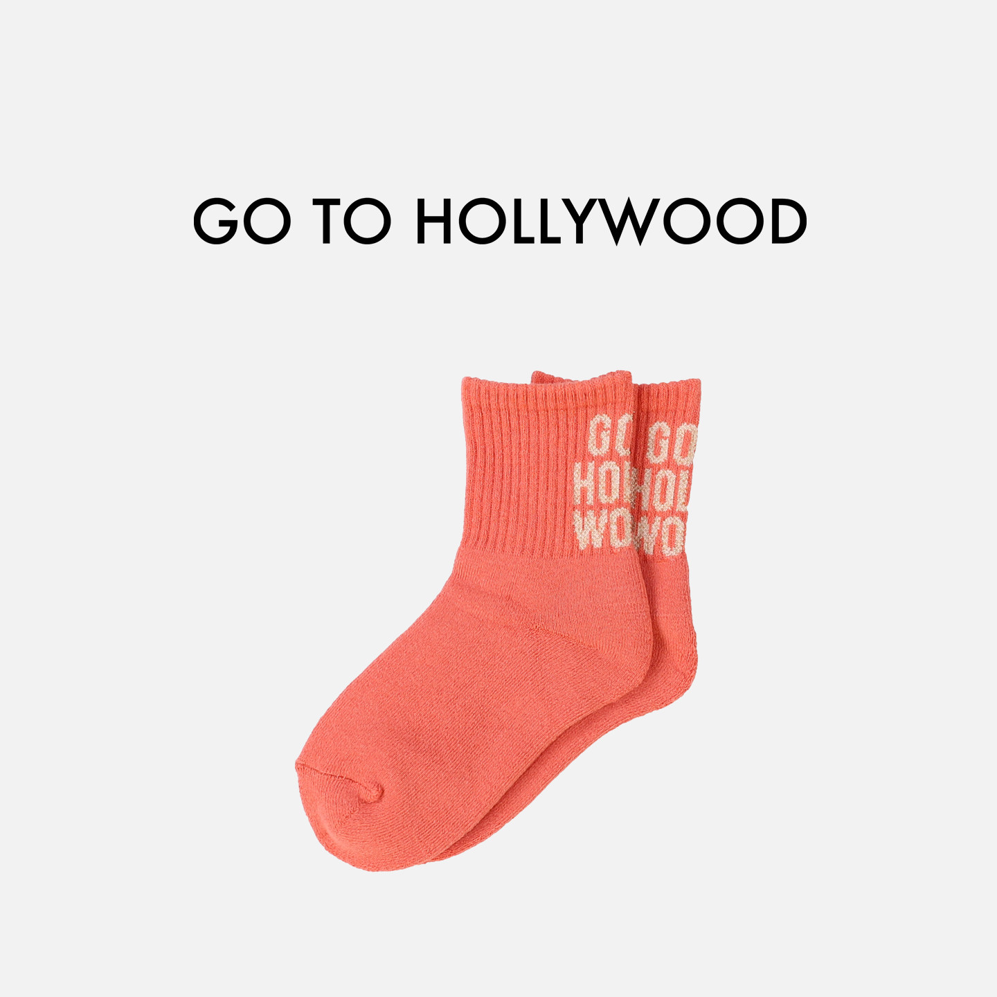 G2H日本童装 GO TO HOLLYWOOD 26春夏品牌标识短袜