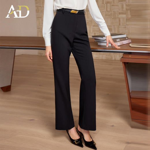 AD高端品牌西裤女春季2026新款爆款高级感职业正装裤子时尚喇叭裤 商品图1
