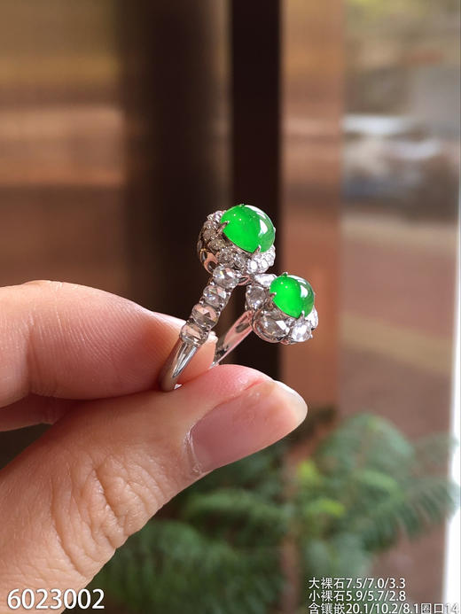 6023002，蛋面戒指。具体价格微信咨询 商品图5