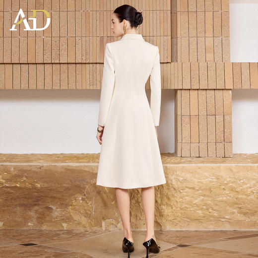 AD高端精致双排扣连衣裙女春季2026新款高级感出席重要场合的裙子 商品图4