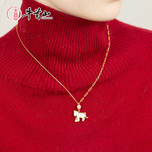 牛首山文创马上有钱系列饰品马年新品吊坠耳钉手链 商品图3