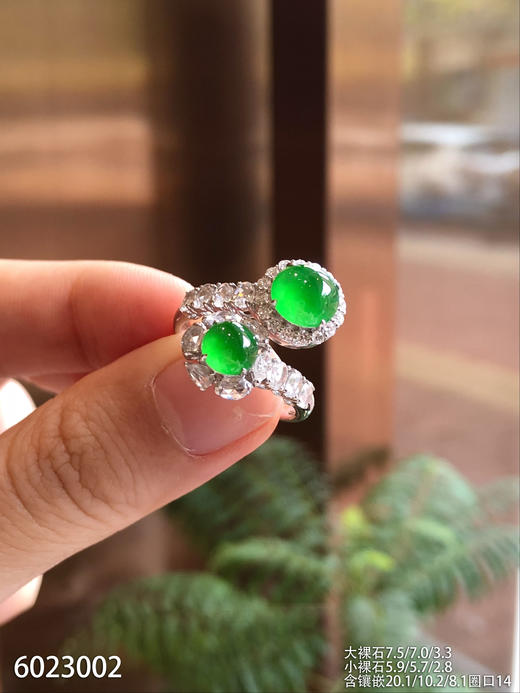 6023002，蛋面戒指。具体价格微信咨询 商品图3