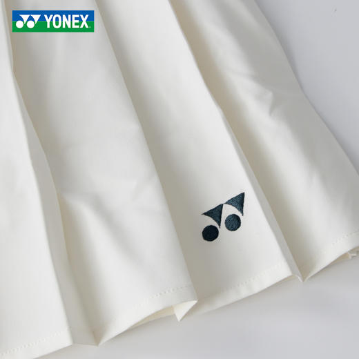YONEX尤尼克斯羽毛球服女士训练比赛服运动短裙百褶裙26210CR 商品图2