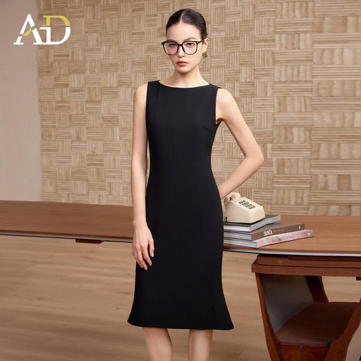 AD高端品牌连衣裙女春季2026新款轻奢高级感重要场合穿搭打底裙子 商品图0