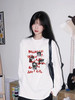【YW】无忧购韩系Ins风女款可爱百搭卡通字母印花长袖t恤（截单后7天发货) 商品缩略图8