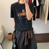 老米优品🎈3-5天《花朵小马🐎刺绣短袖澳绒tee 》重工刺绣，双面澳绒云朵般轻暖舒适~T260226B 商品缩略图2