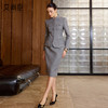 艾尚臣灰色西装套装女商务风职业装气质通勤两件套秋冬穿搭一整套 商品缩略图2