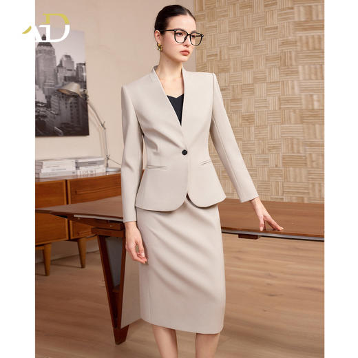 AD高端精致西装套装女春季2026新款爆款高级感正式场合两件套裙子 商品图3