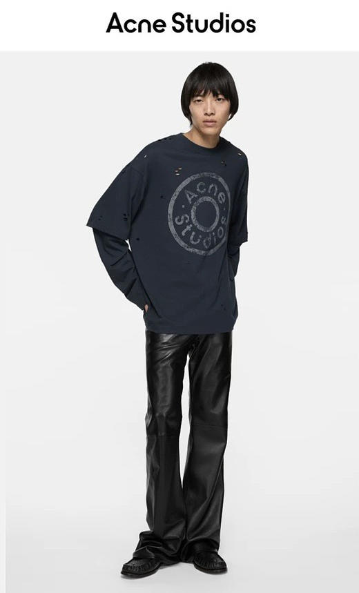 周笔畅同款ACN*E假两件长袖T 商品图1