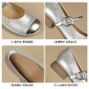 ZHR时尚玛丽珍鞋2025新款网红ins浅口单鞋女潮流银色百搭粗跟单鞋 商品缩略图2