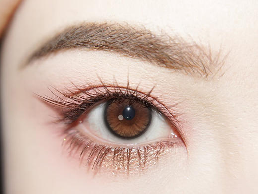 Recolook 原生棕 半年抛 2片 14.5mm 参考着色 13.8mm 基弧 8.6 含水 40% 新锐国货 商品图2