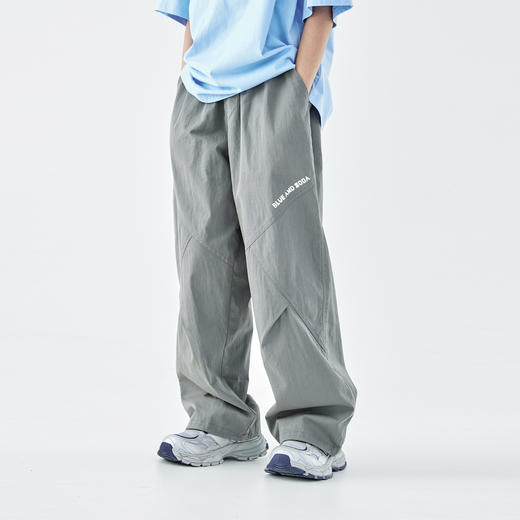 【代发】【灰色175、180预售4.15发货】蓝汽水男童青少年户外休闲裤子轻薄结构机能长裤直筒裤卡其色/灰色 商品图4