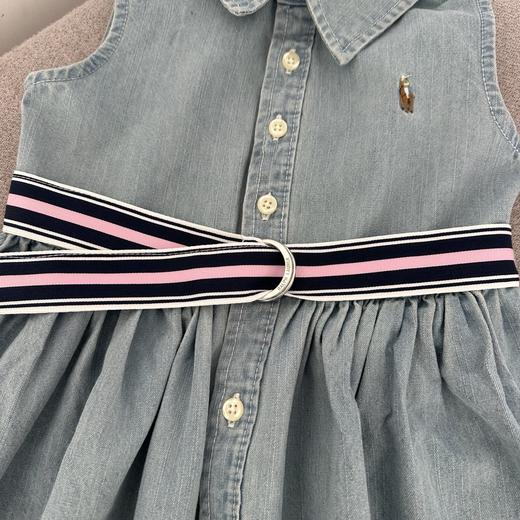 点此购买 拉夫夏季女童水洗无袖收腰牛仔连衣裙 md 340887 商品图13