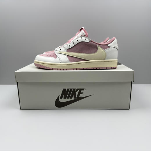 春季特惠💰430 公司级 # Travis Scott x Air Jordan 1 AJ1乔1低帮倒钩 商品图0
