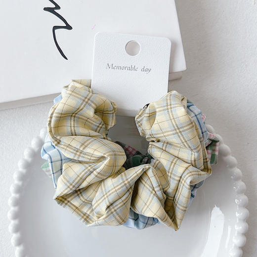 【积分兑】高级感显白发圈组合发圈（3个）-纪念日百货门店同款169452942 商品图3