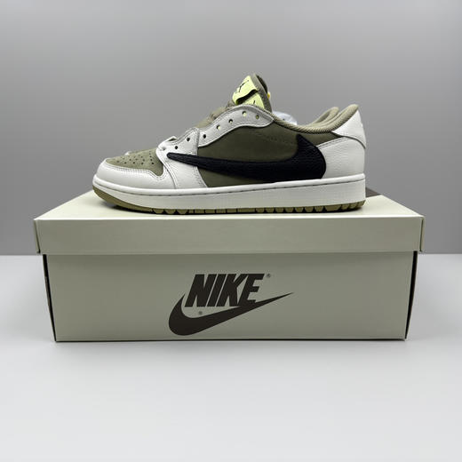 春季特惠💰430 公司级 # Travis Scott x Air Jordan 1 AJ1乔1低帮倒钩 商品图0